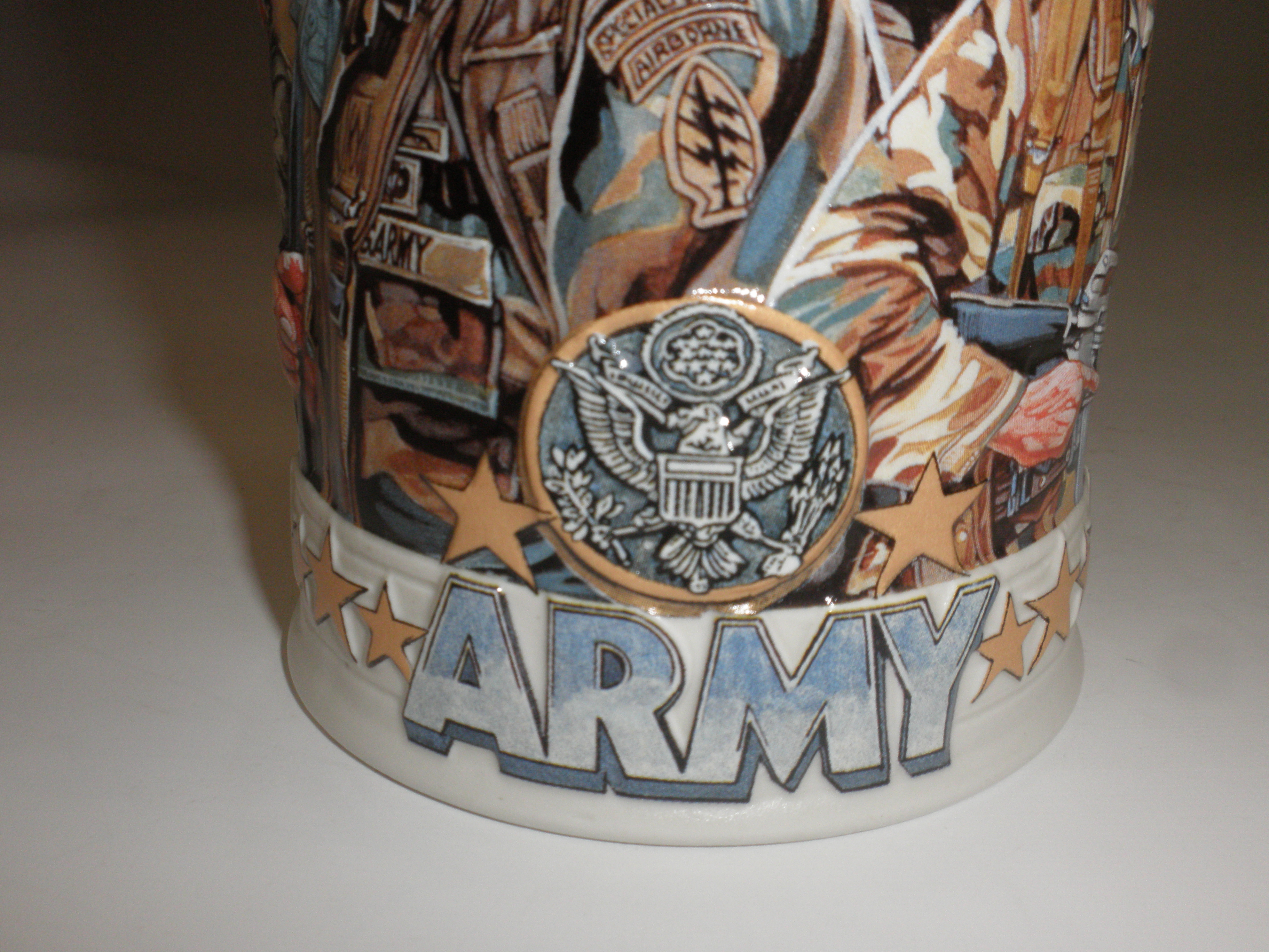 Budweiser Numbered Army Stein
