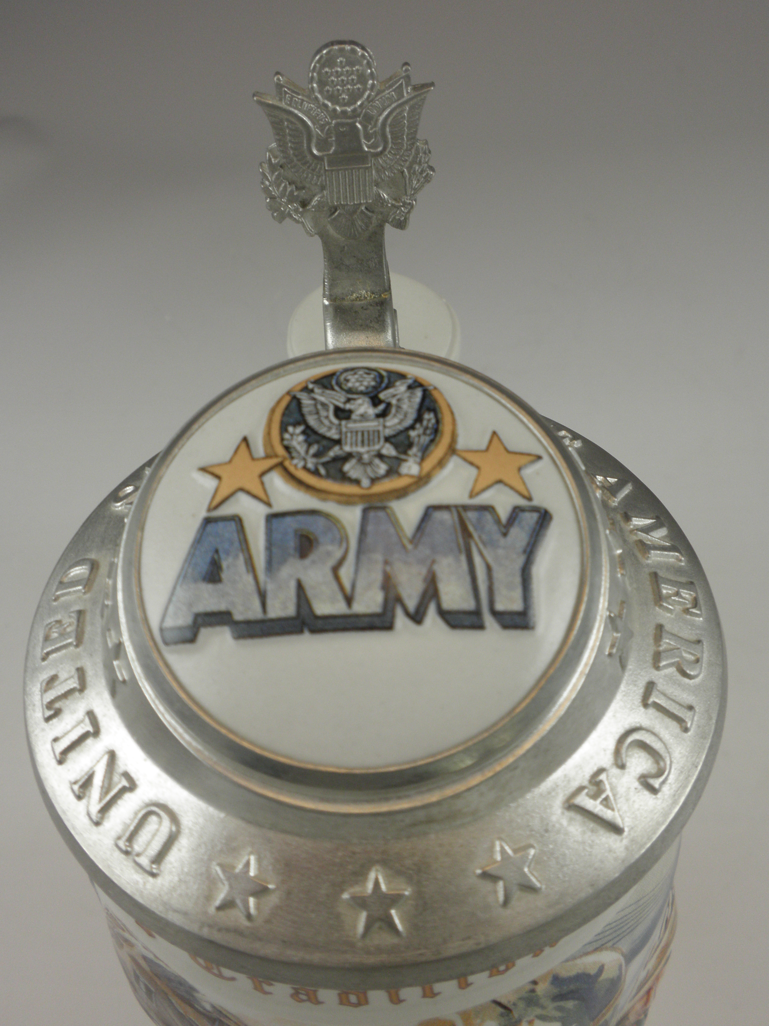 Budweiser Numbered Army Stein