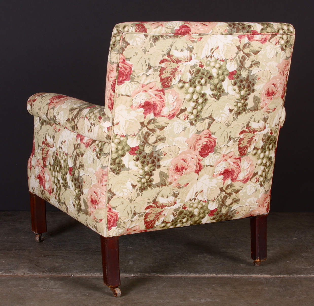 Rolling Floral Armchair