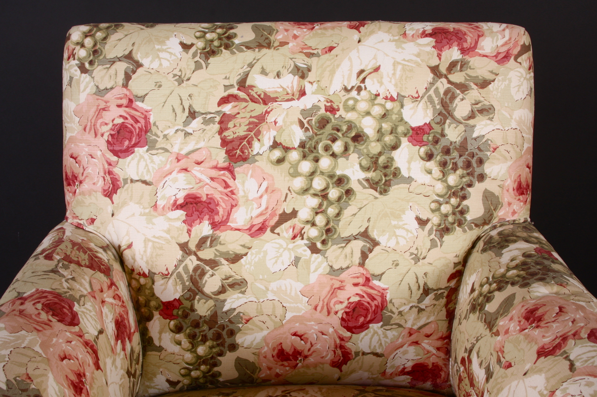 Rolling Floral Armchair