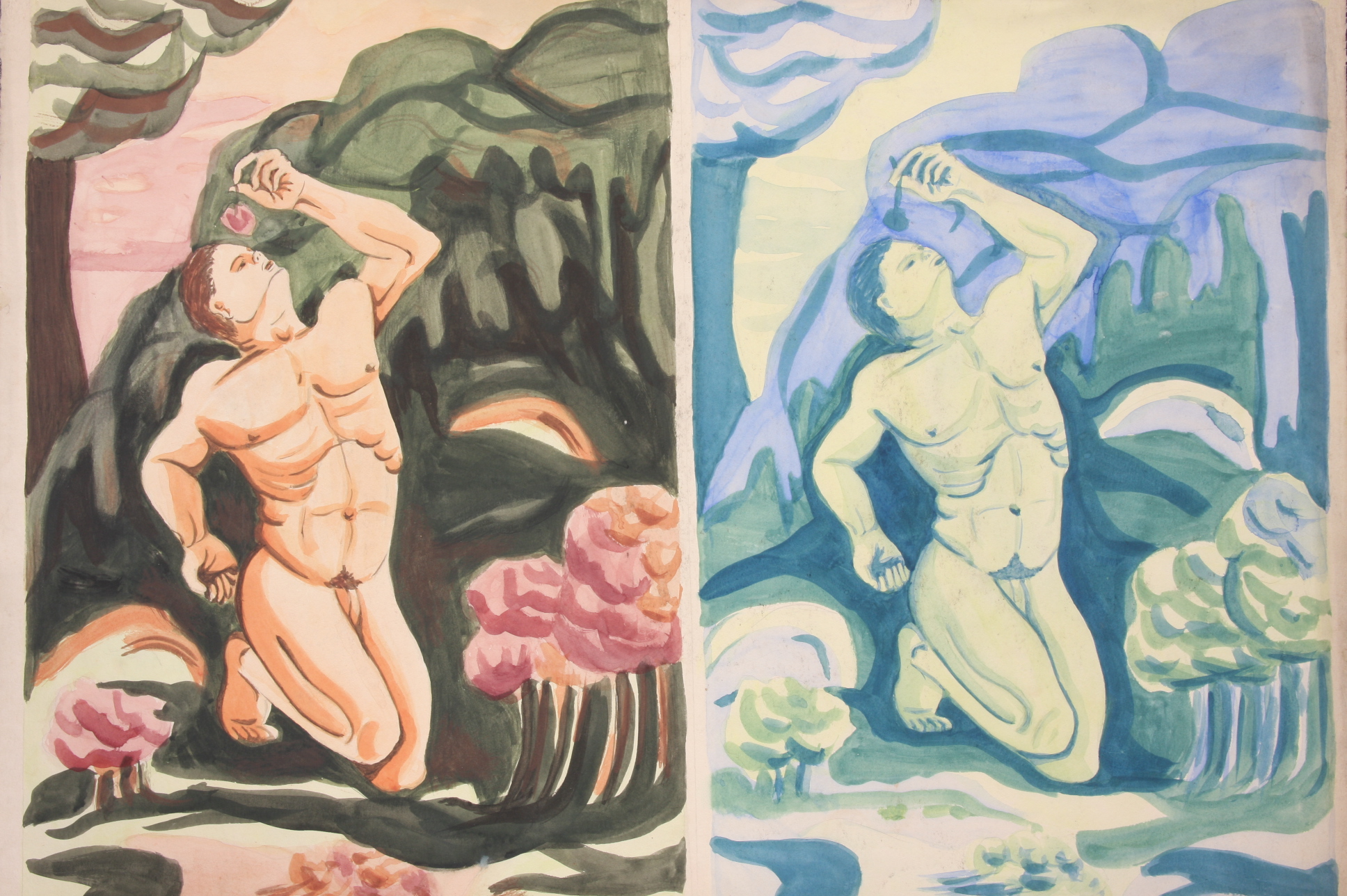 Original Evelyn Levy Shaw Drawings 