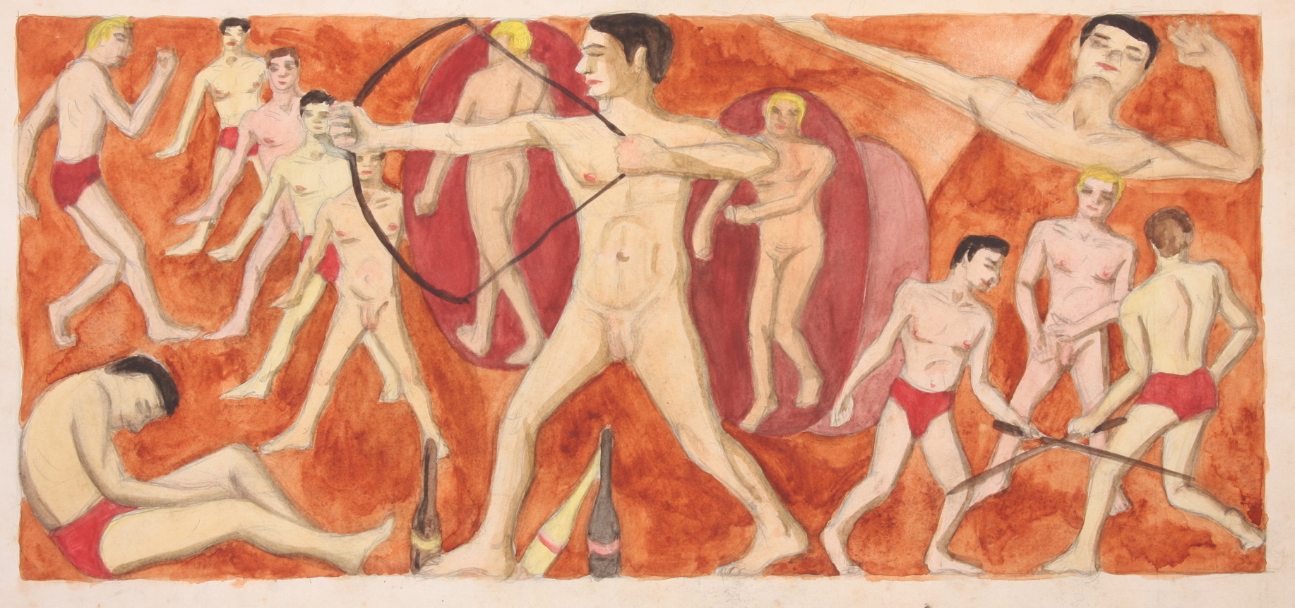 Original Evelyn Levy Shaw Drawings 