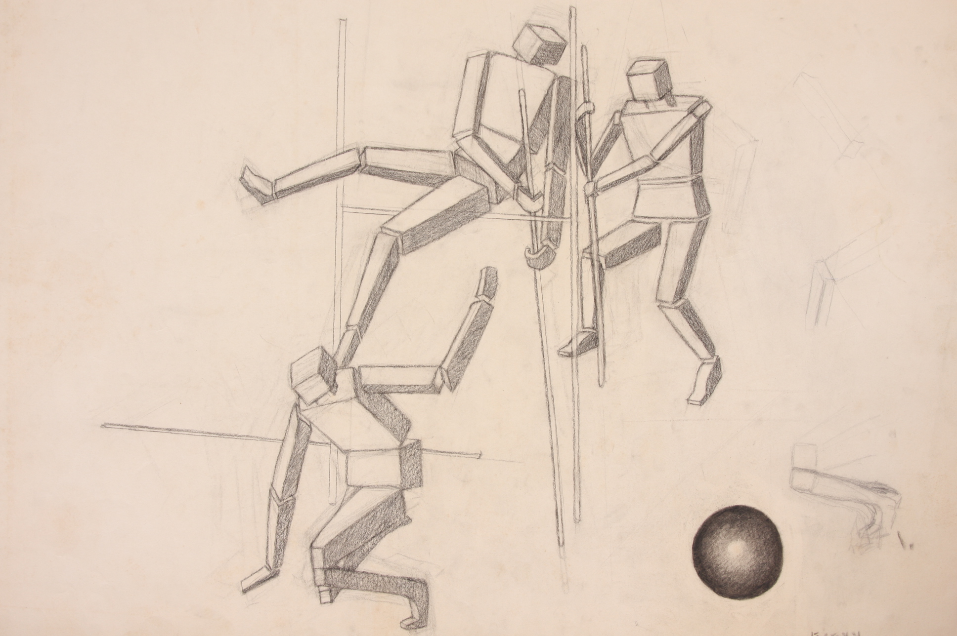 Original Evelyn Levy Shaw Drawings 