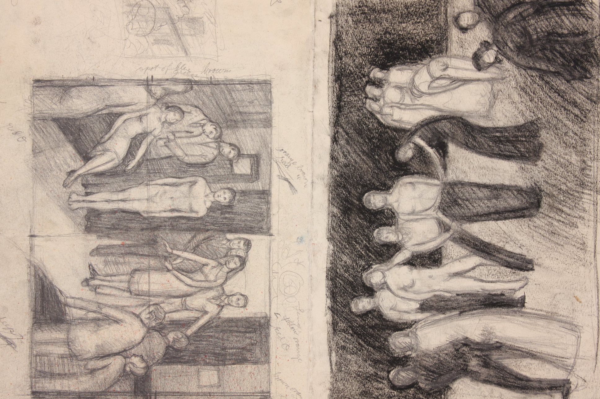 Original Evelyn Levy Shaw Drawings 