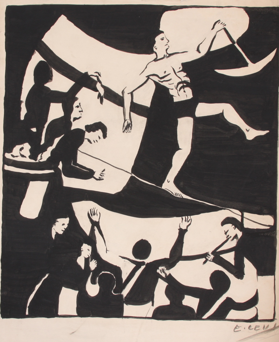 Original Evelyn Levy Shaw Drawings 