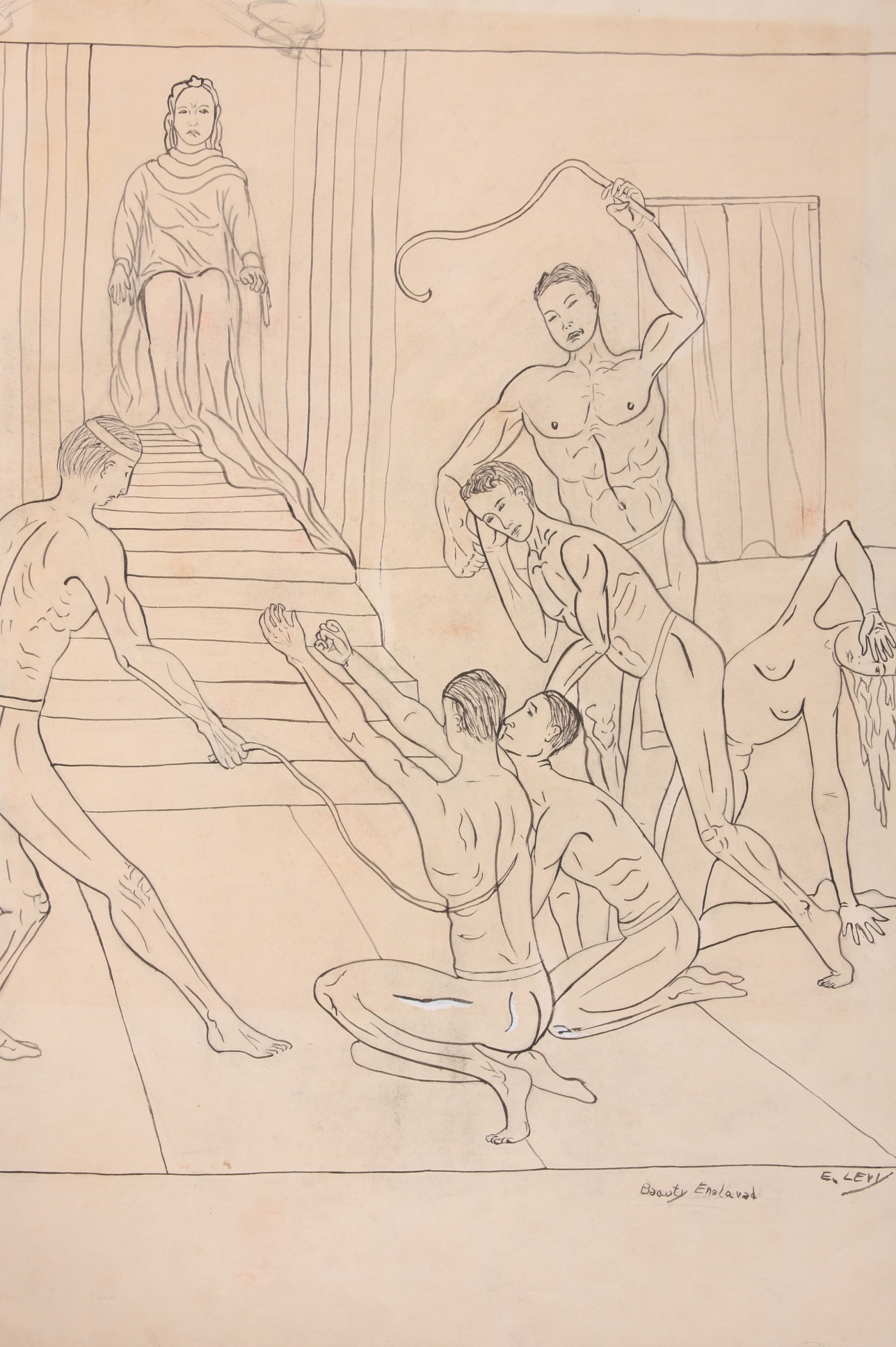 Original Evelyn Levy Shaw Drawings 