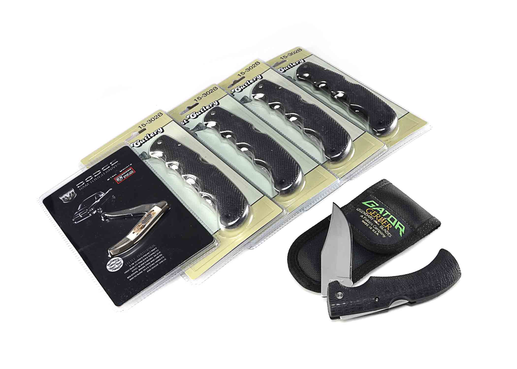 Four Crappie Filet Fishing Knives.