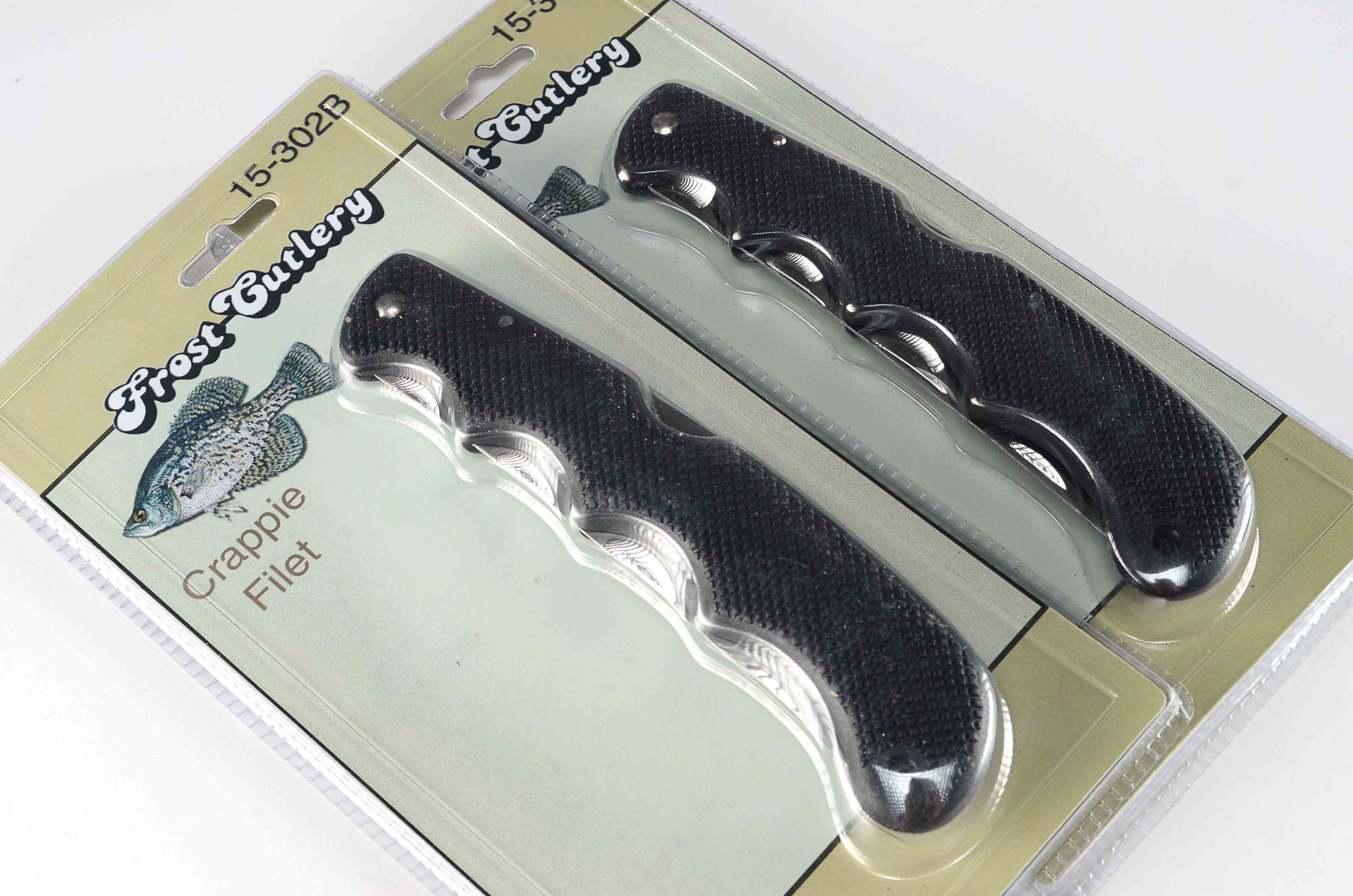 Two Crappie Filet Fishing Knives.