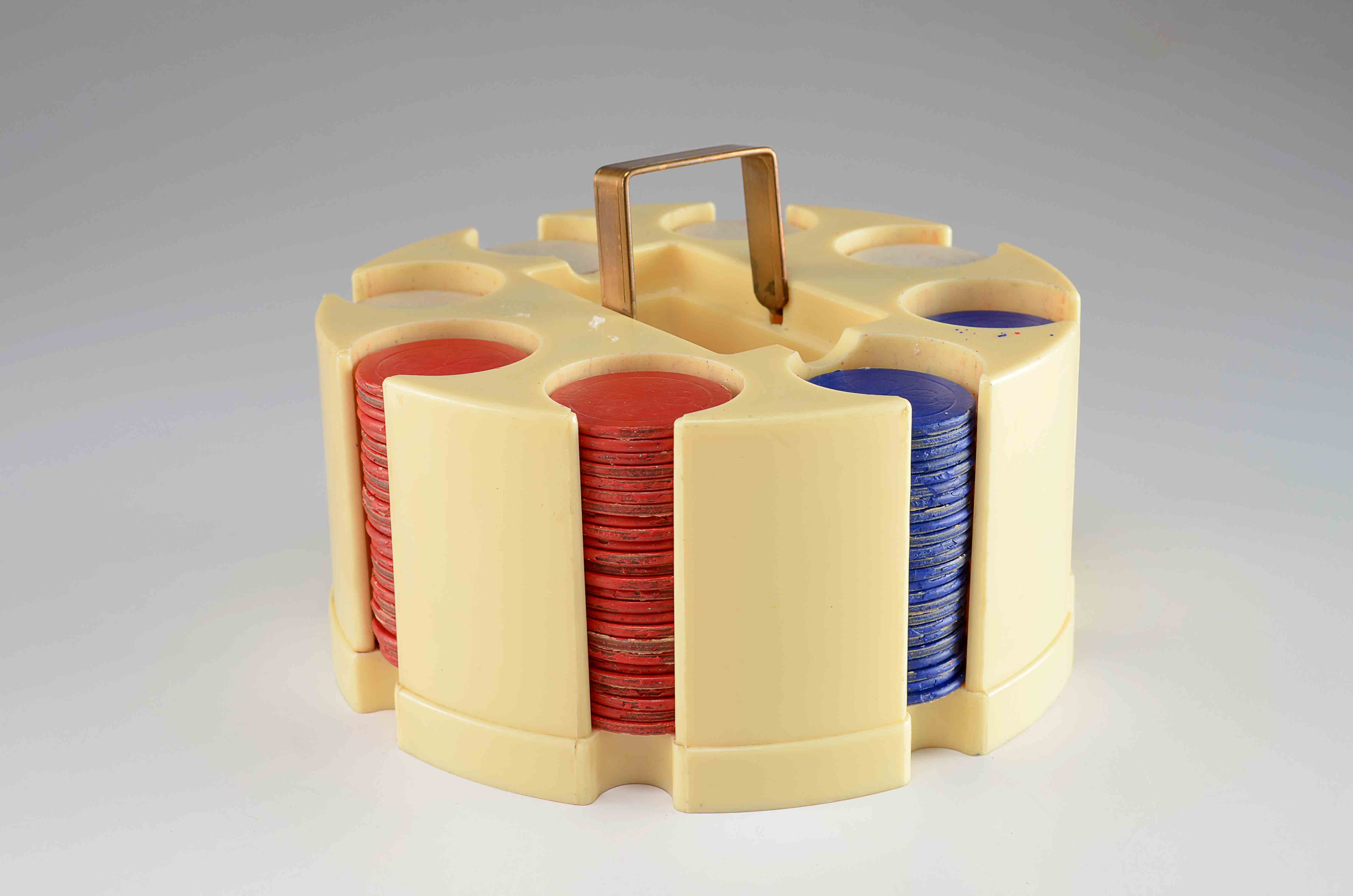 Assorted Dice and Gambling Tokens.