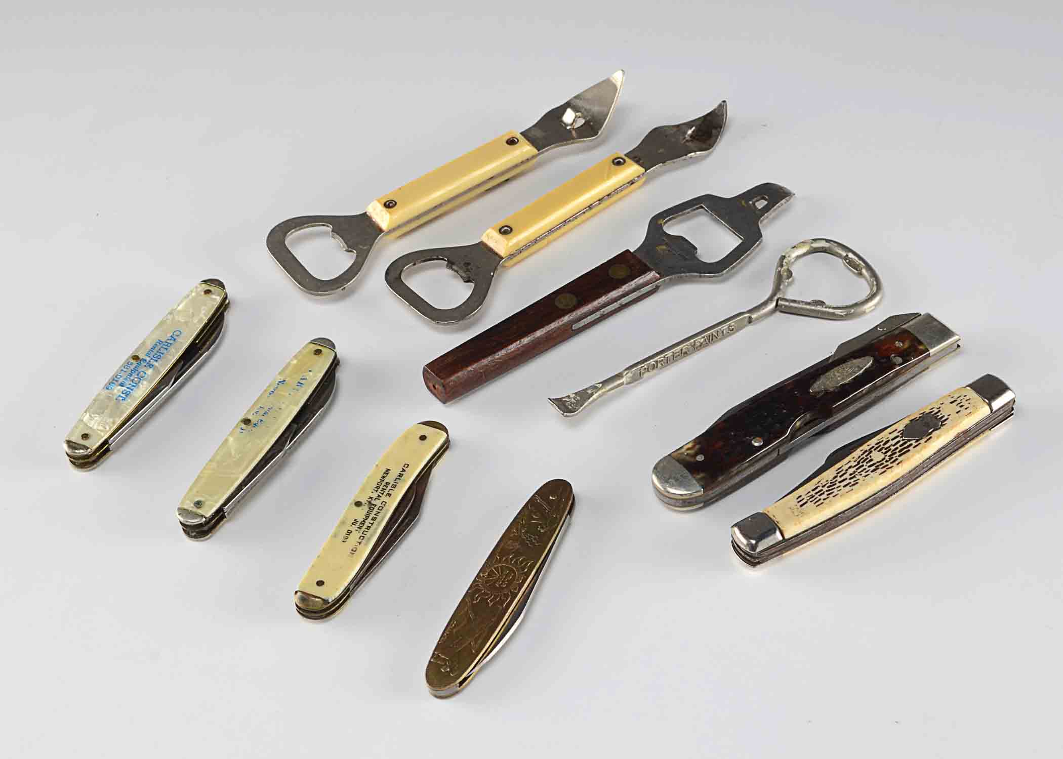Vintage Pocket Knives and Bottle Openers