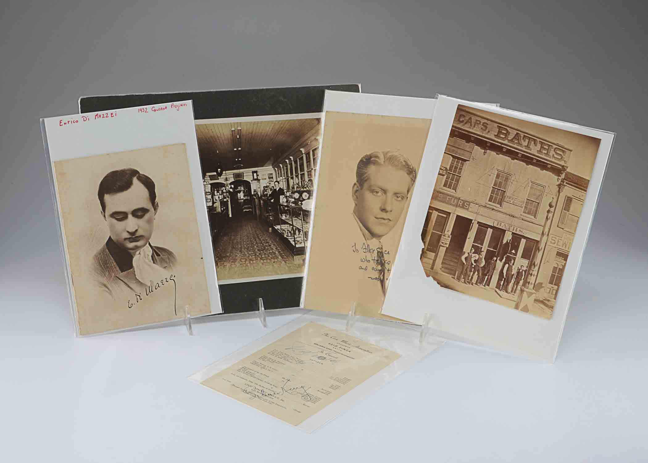 Lot of Antique Photographs and Paper Ephemera