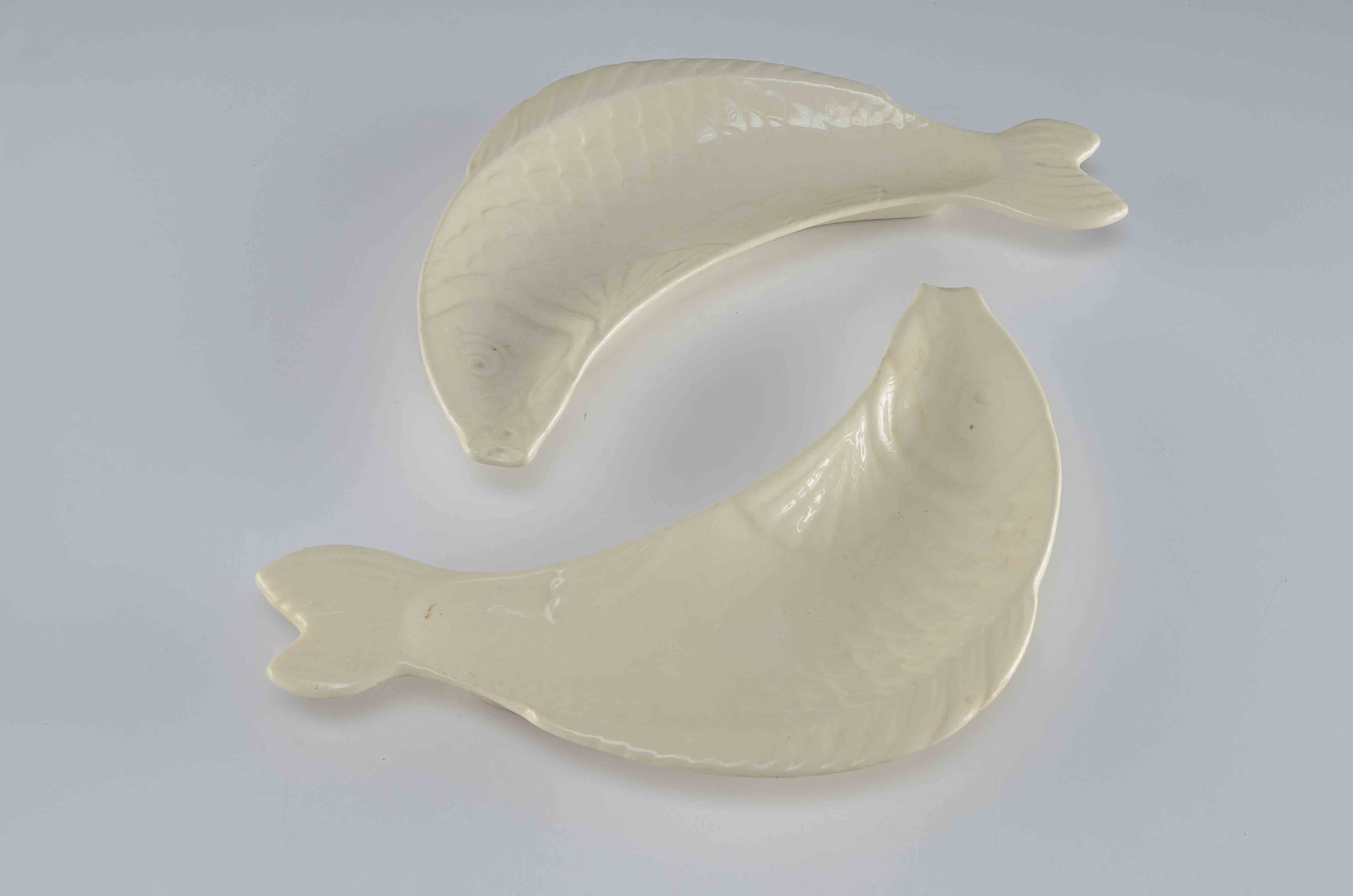 Vintage 1940's Chicken of the Sea Tuna Plates