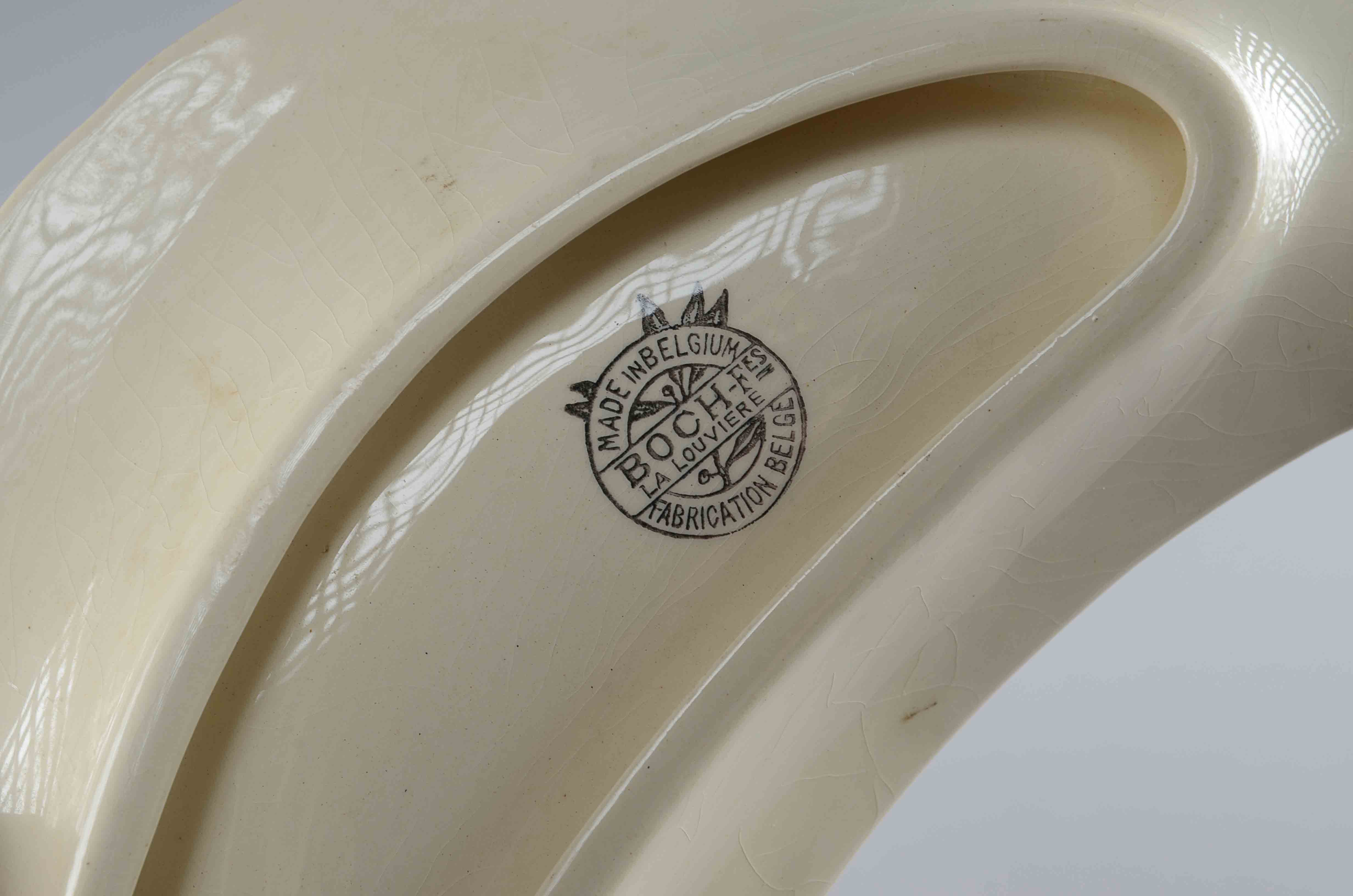 Vintage 1940's Chicken of the Sea Tuna Plates