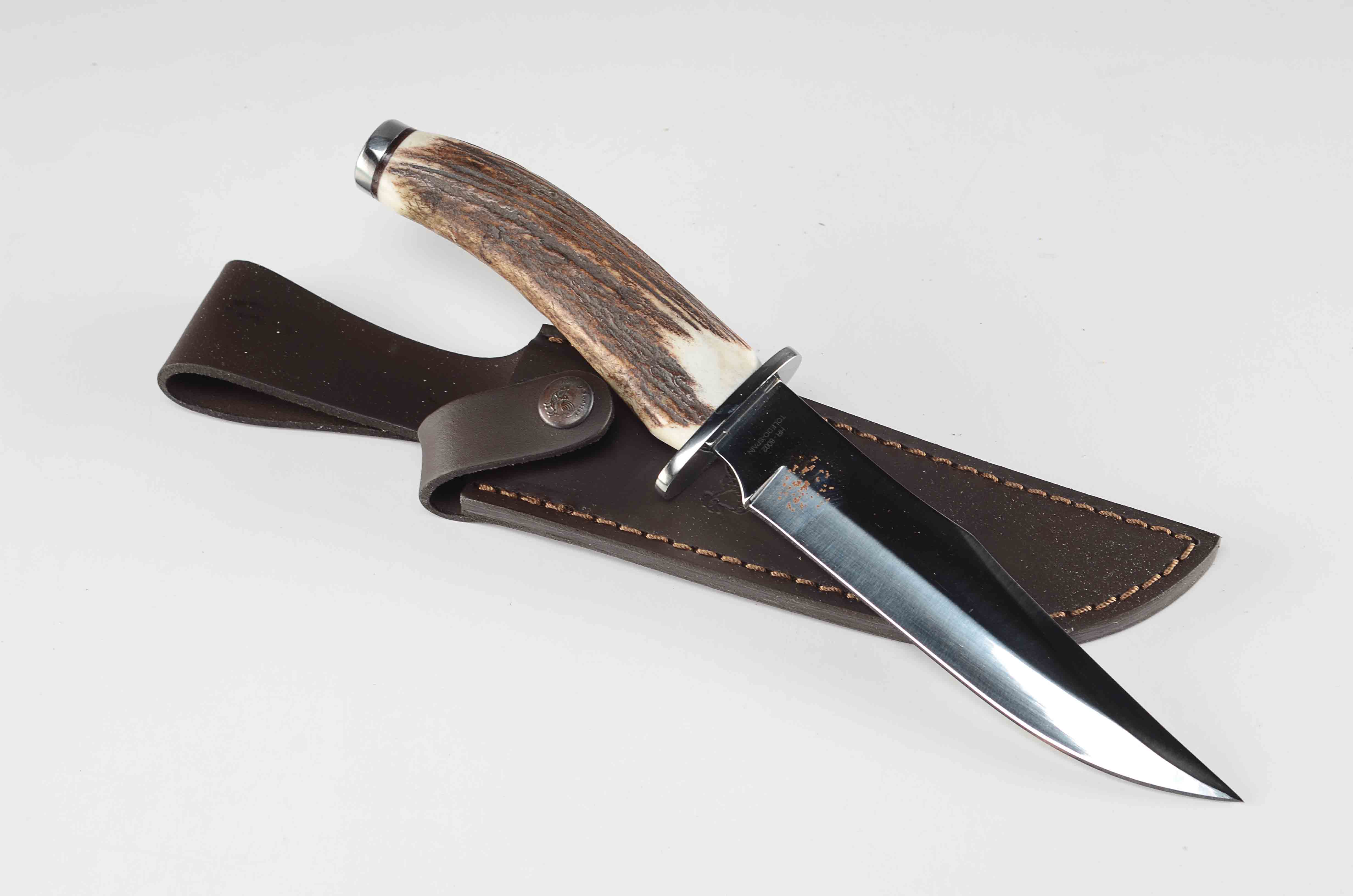 Hen and Rooster Fixed Blade Bowie Knife.