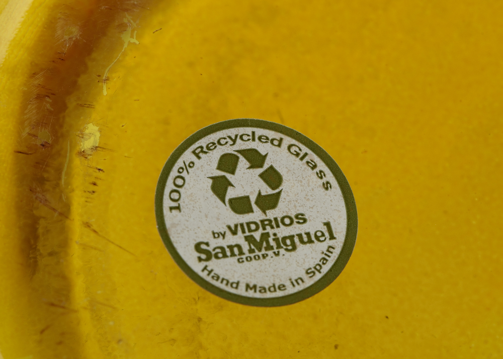 San Miguel Spanish Recycled Glass Modern Vase