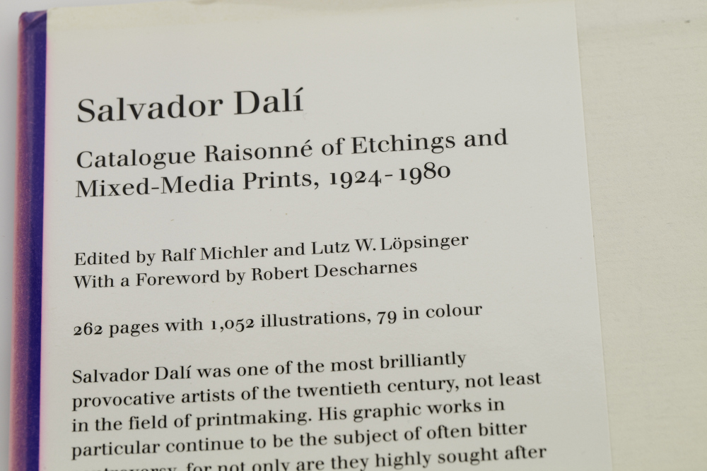 "Dali, Catalogue Raisonne of Etchings and Mixed Media PRints, 1924-1980"