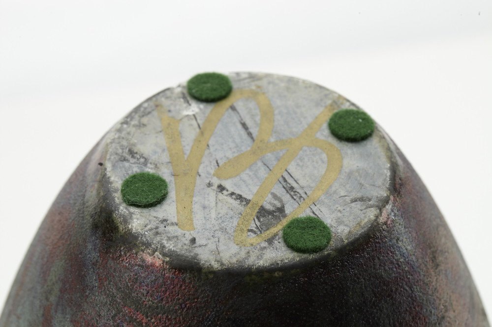 Modern Raku Pottery Vase