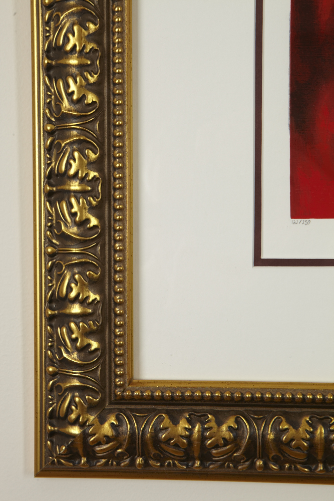 Linda Le Kinff Serigraph "Pelagie Joue de la Flute"