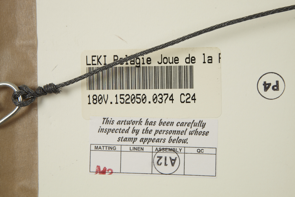 Linda Le Kinff Serigraph "Pelagie Joue de la Flute"