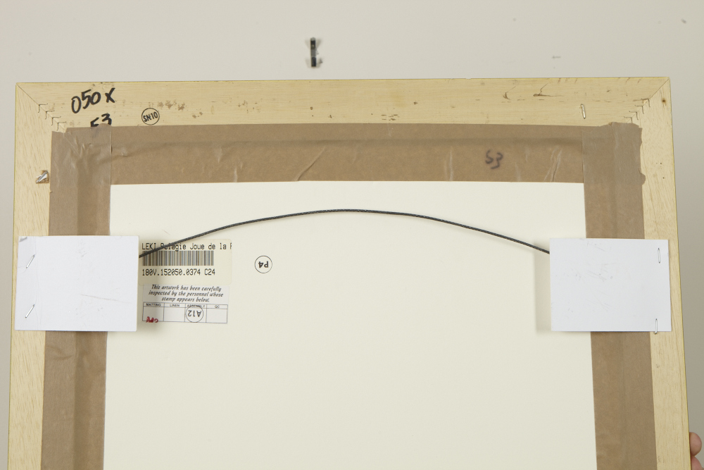 Linda Le Kinff Serigraph "Pelagie Joue de la Flute"