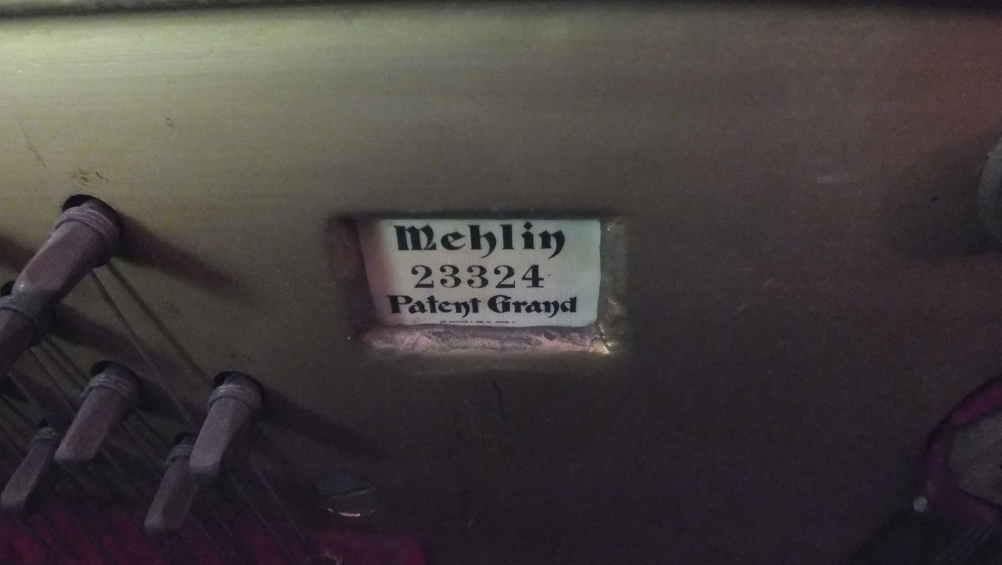 Mehlin & Sons Inverted Grand Piano