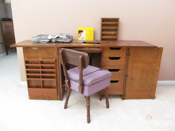 Parsons Sewing Cabinet & Chair