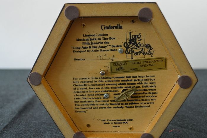 Limited Edition Cinderella Musical Jack In The Box