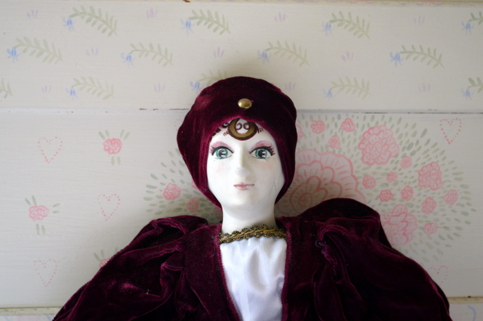 Pair Eric Dufour Hand Painted Bisque Porcelain Dolls