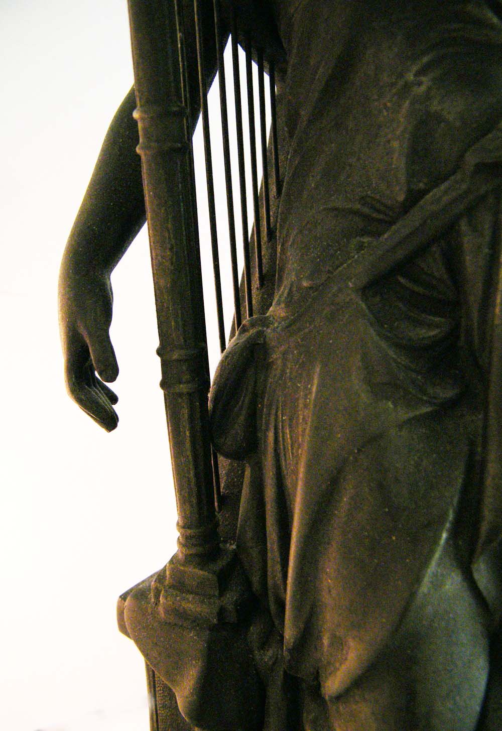 Magnificent Ansonia Classical Muses Bronze Finish Mantle Clock, circa 1882