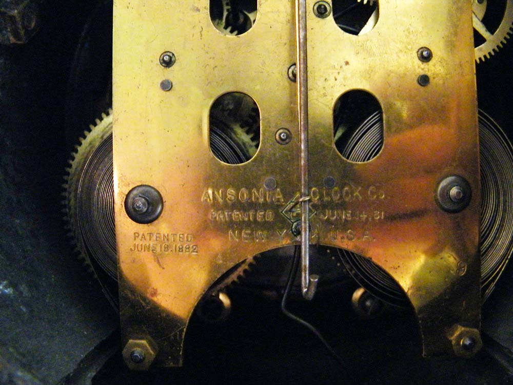 Magnificent Ansonia Classical Muses Bronze Finish Mantle Clock, circa 1882