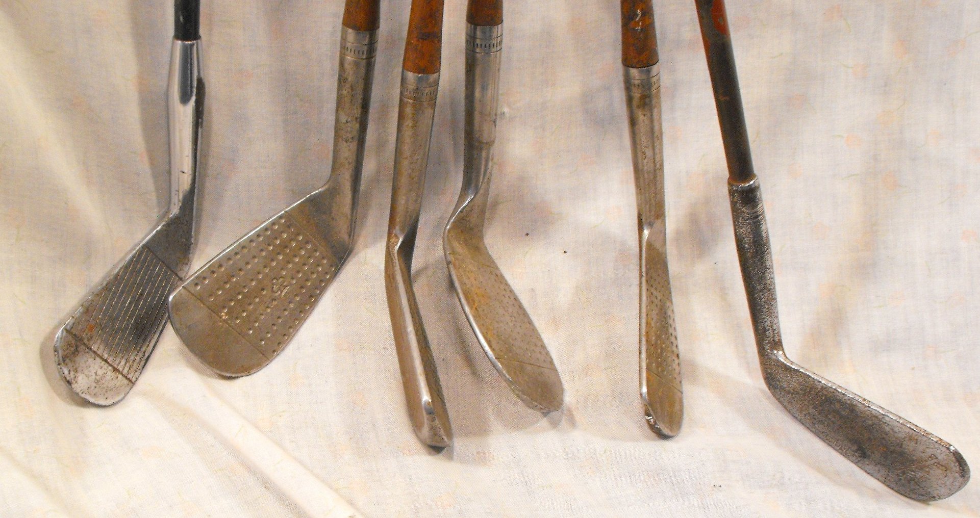 6 Vintage Golf Clubs