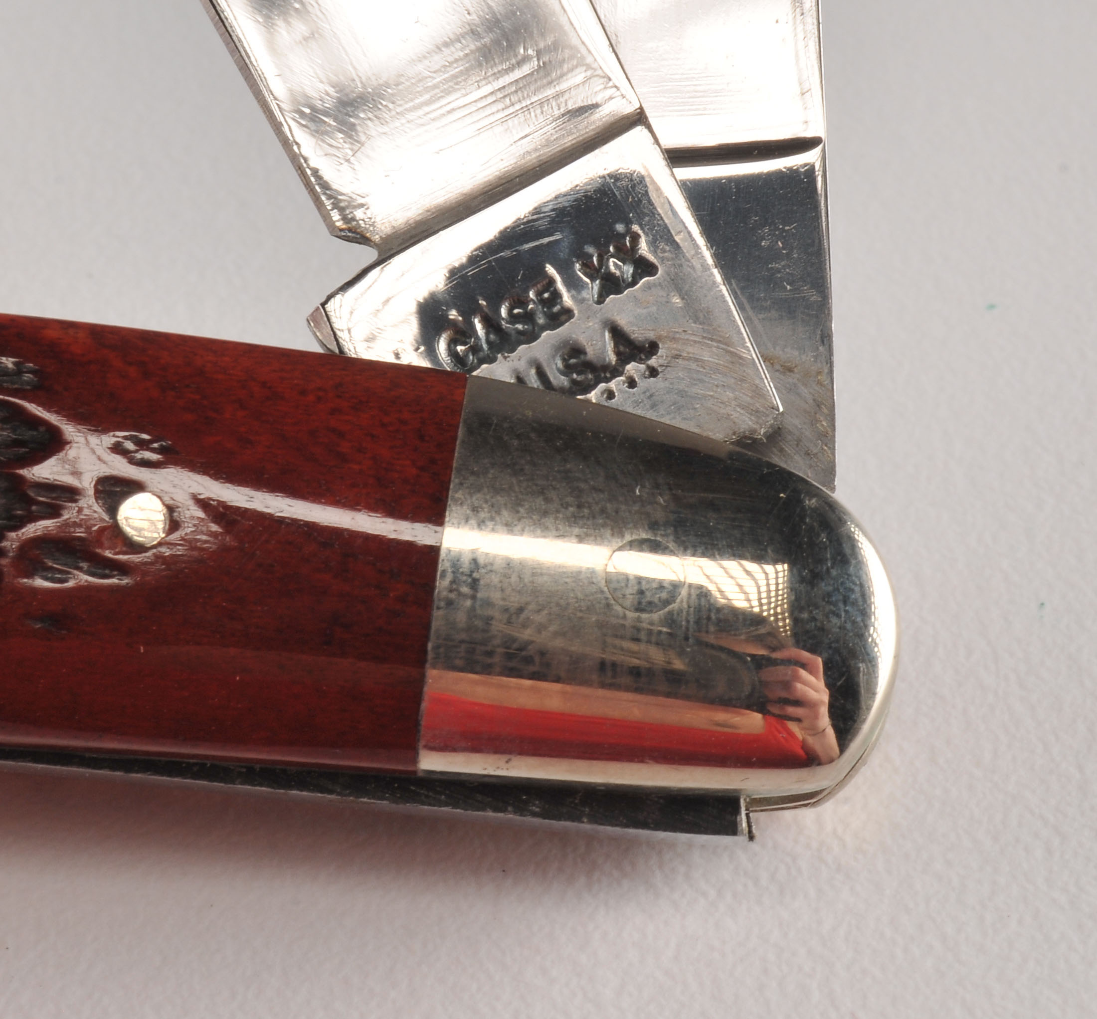 1974 Case XX Model 6347 HP stockman three blade pocket knife with jigged bone handle