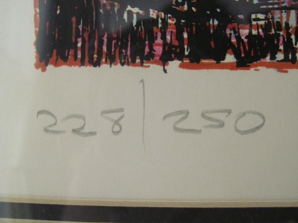 Limited Edition Serigraph, Hinte