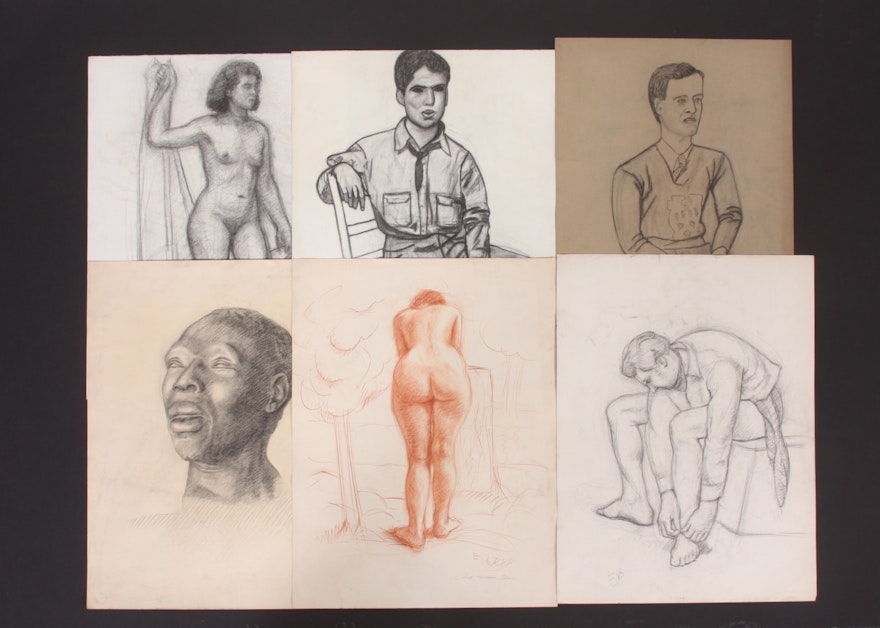 Original Evelyn Levy Shaw Drawings 