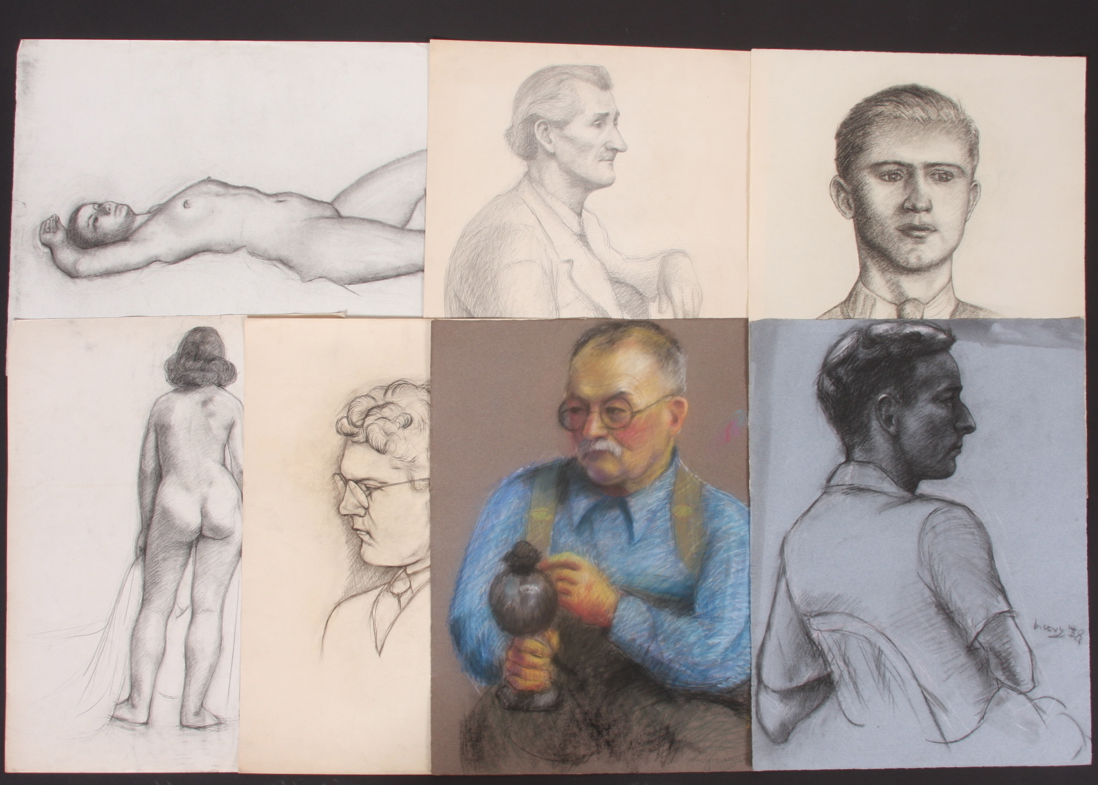 Original Evelyn Levy Shaw Drawings 