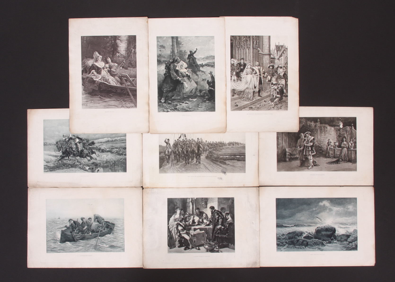 Lot of Ten Gebbie & Husson Co. Ltd. Photogravures
