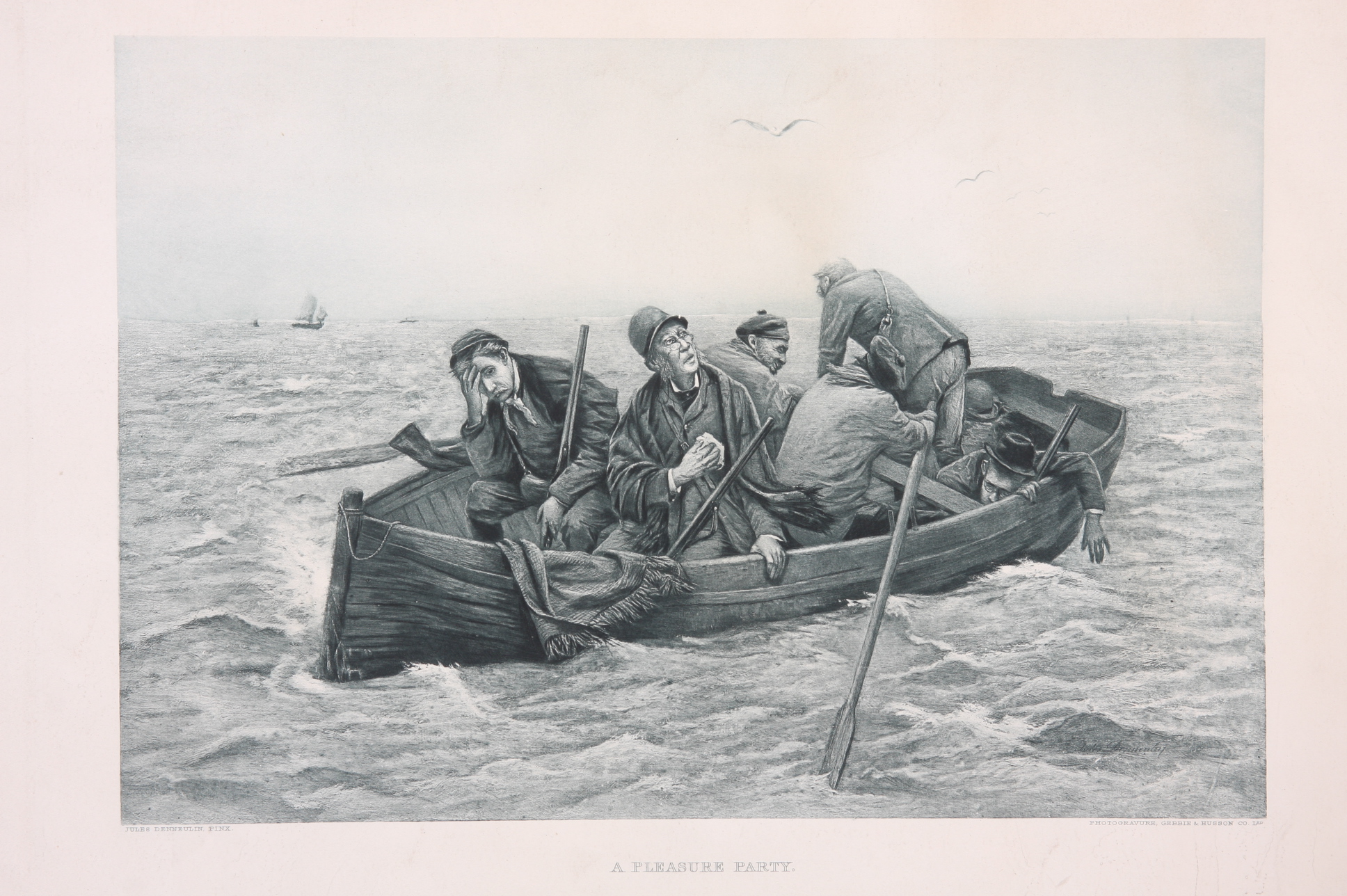 Lot of Ten Gebbie & Husson Co. Ltd. Photogravures