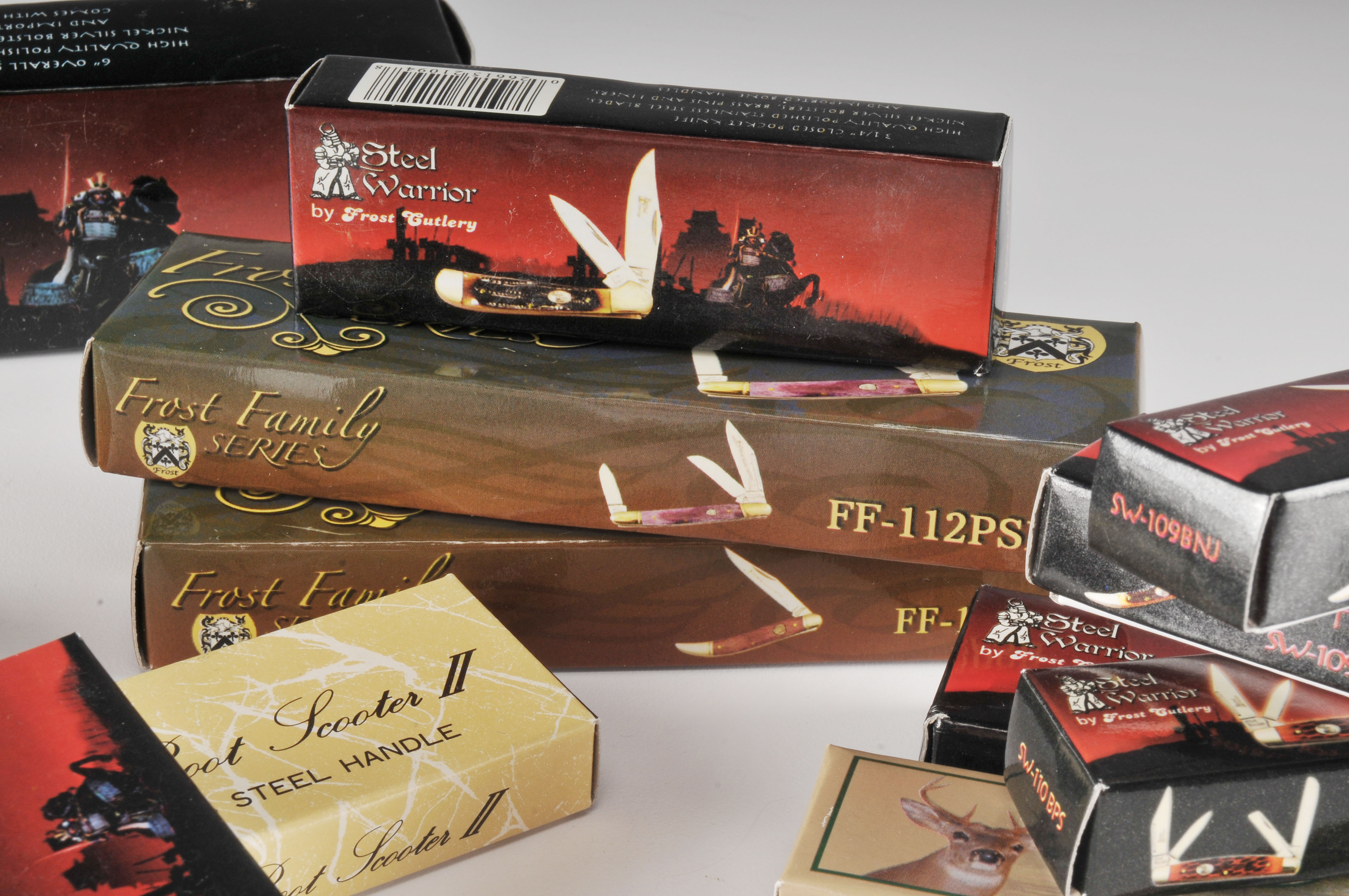 Assorted Pocket Knives. New in Box.