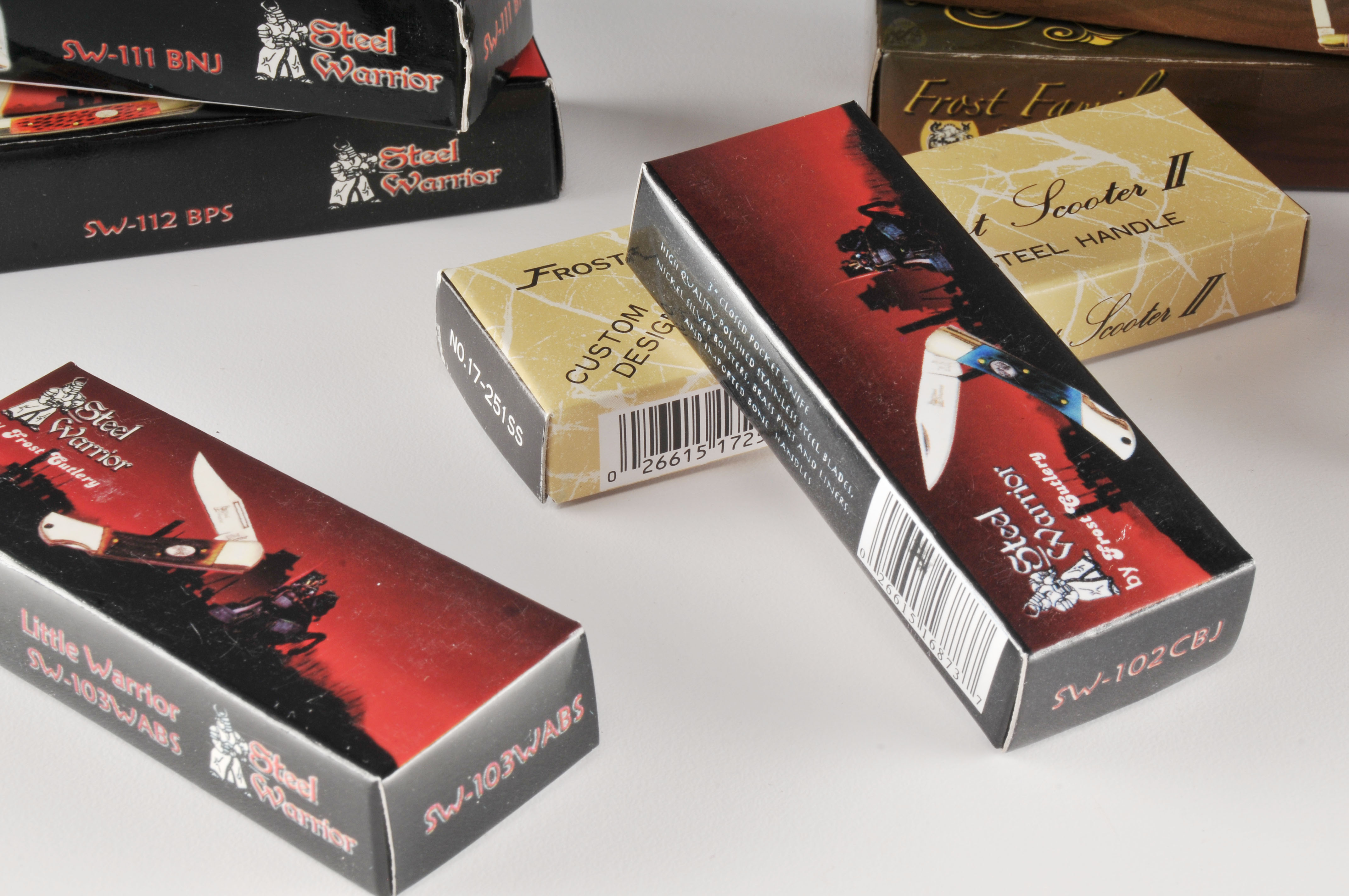 Assorted Pocket Knives. New in Box.