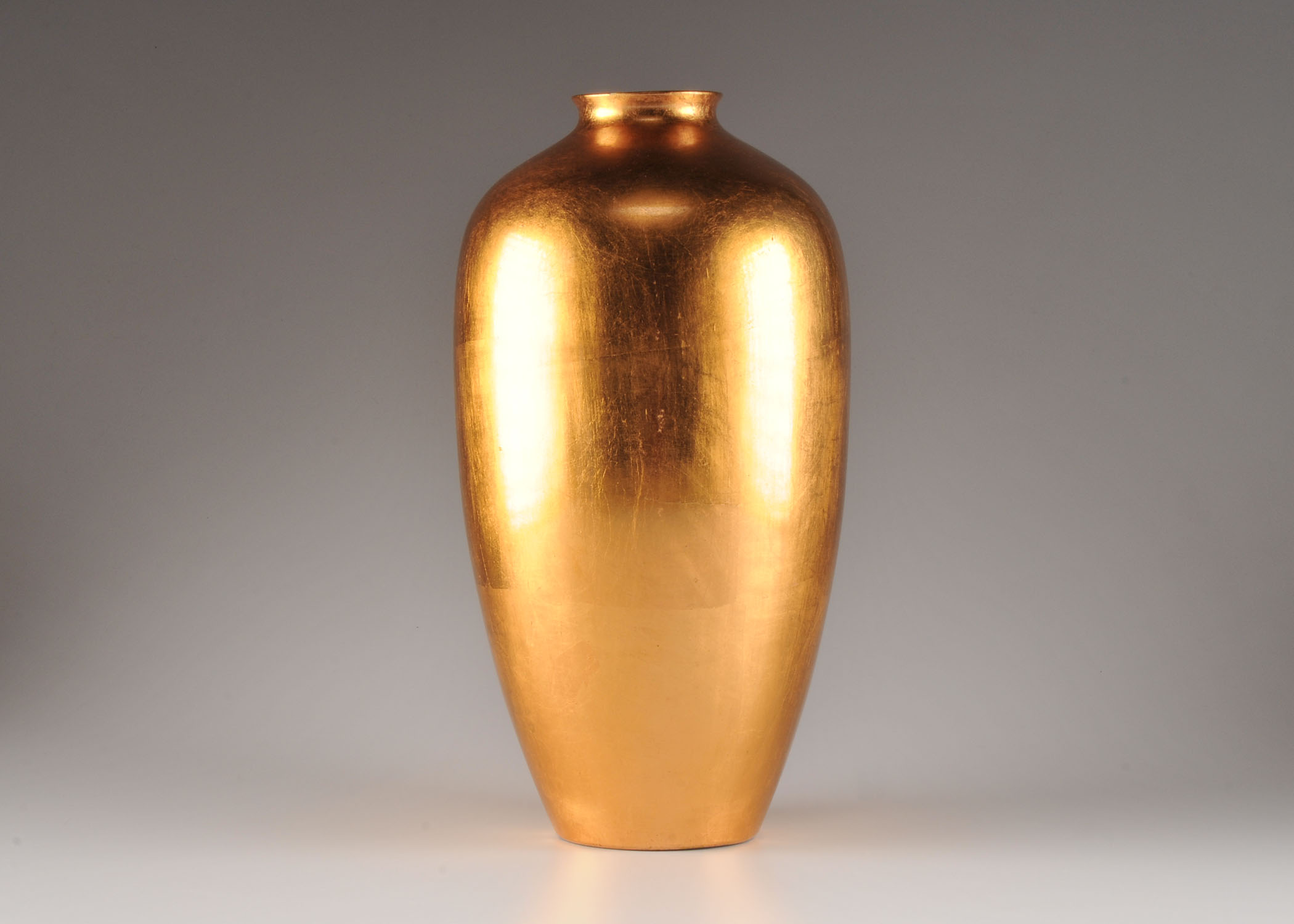 Large Gold Painted Vase