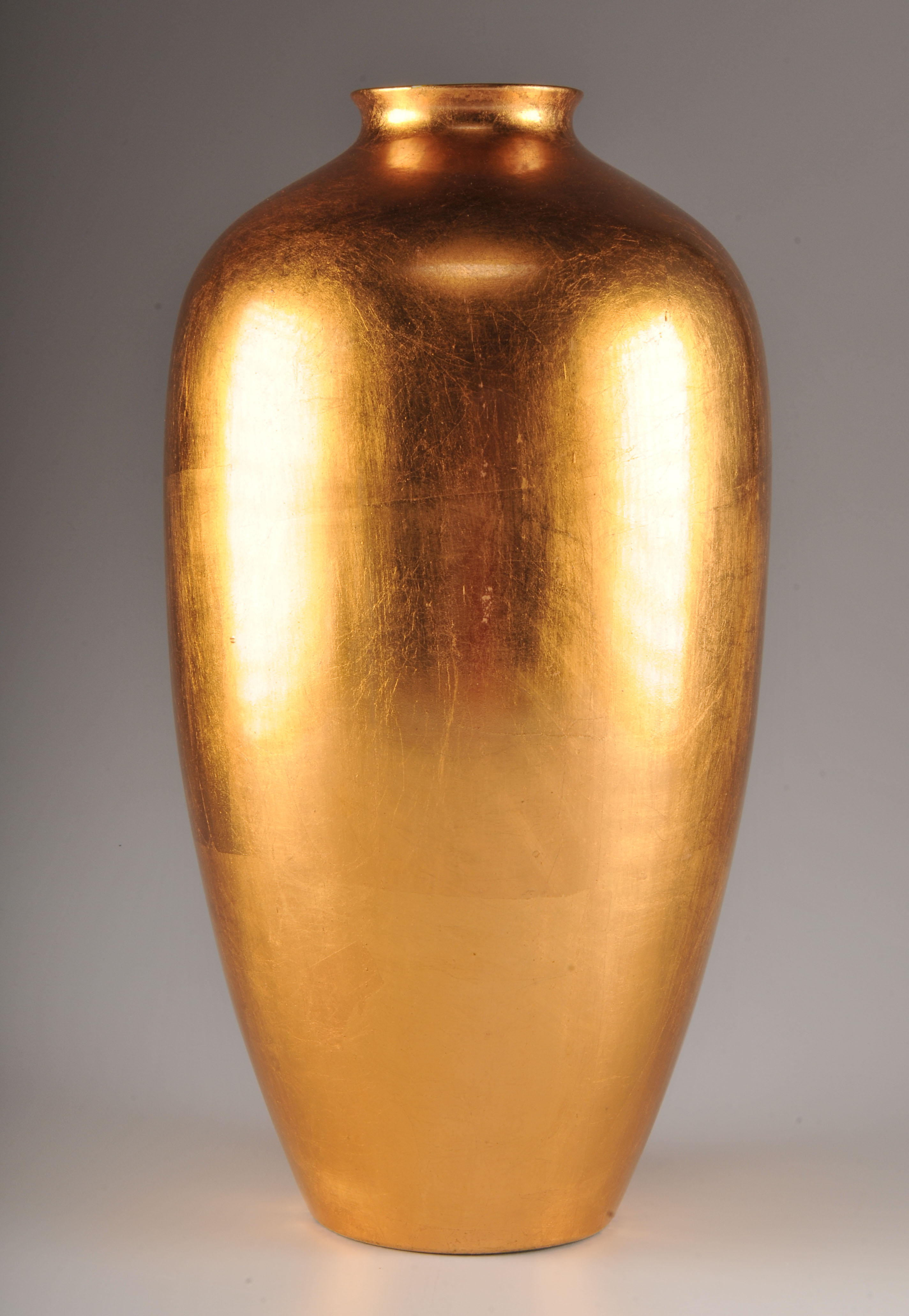 Large Gold Painted Vase