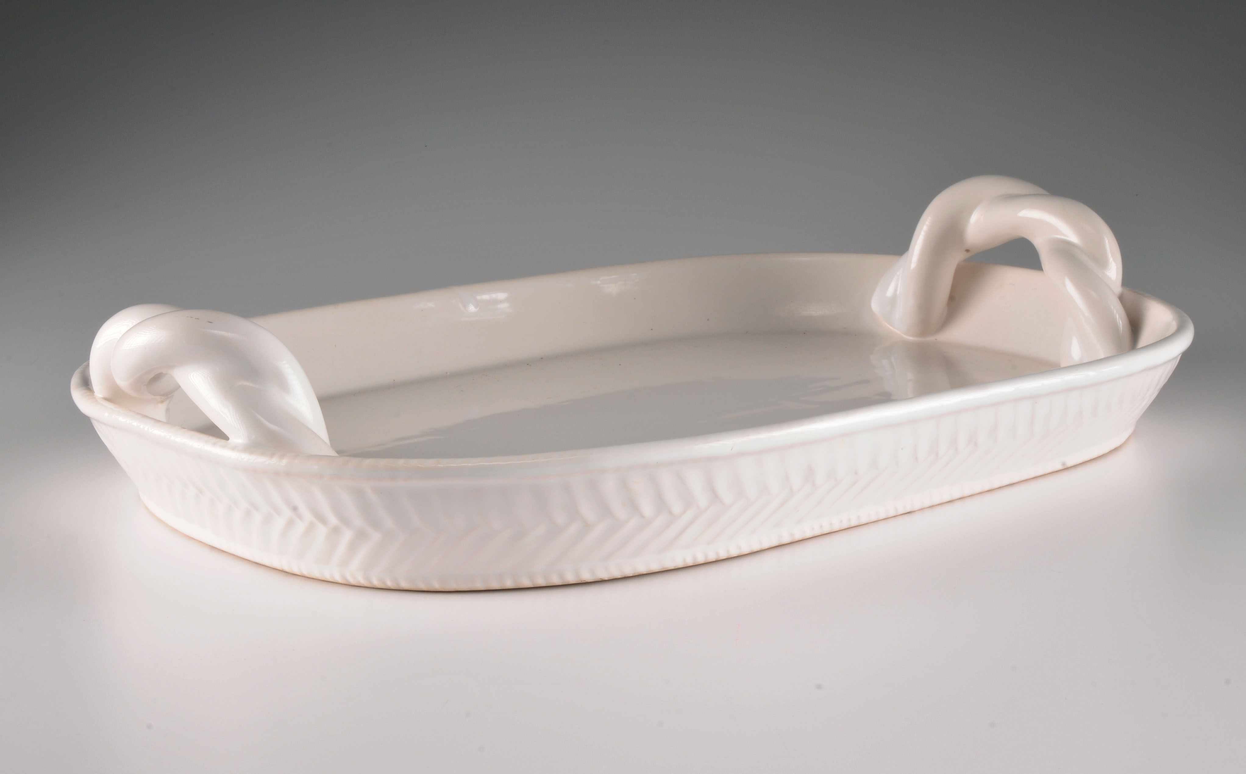 Portuguese Ceramic Bread Platter.