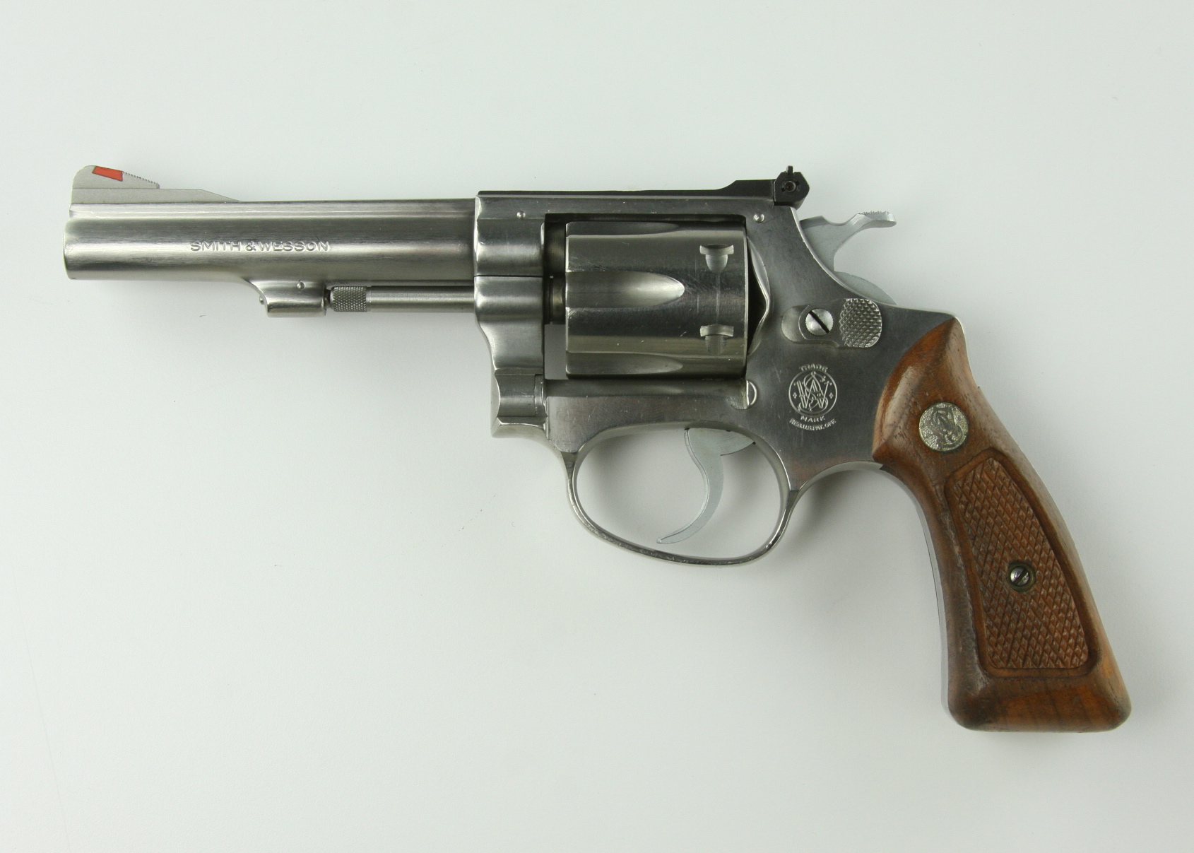 Smith and Wesson Model 63 .22 Caliber stainless steel six shot revolver