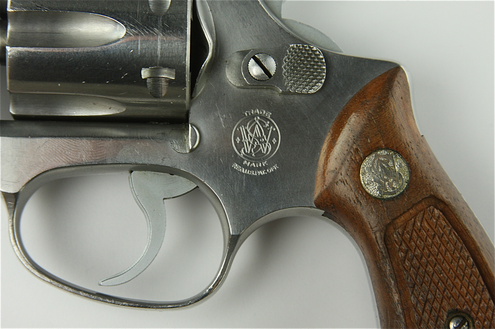 Smith and Wesson Model 63 .22 Caliber stainless steel six shot revolver