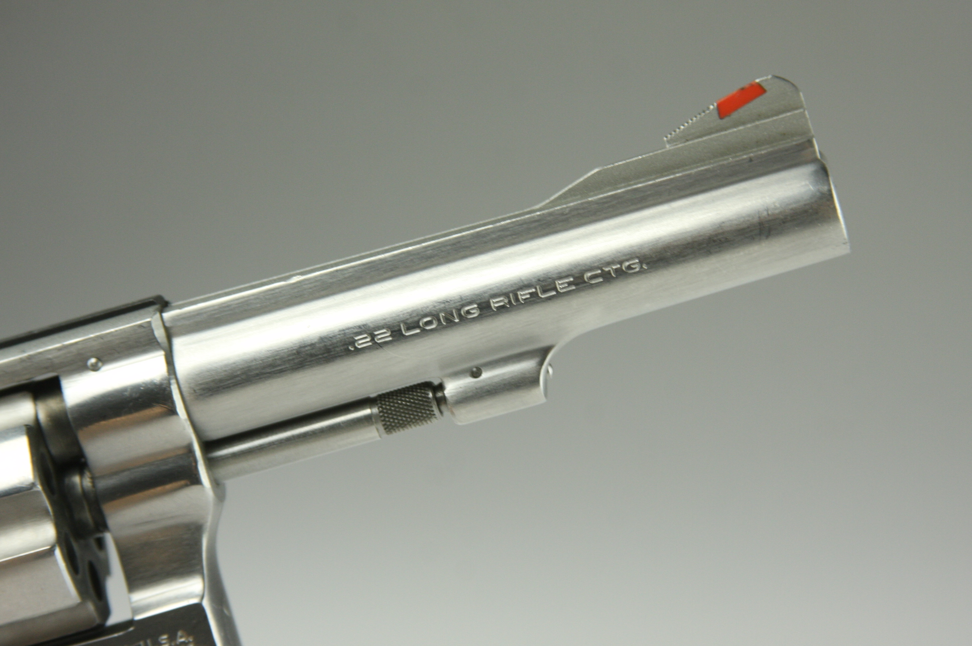 Smith and Wesson Model 63 .22 Caliber stainless steel six shot revolver