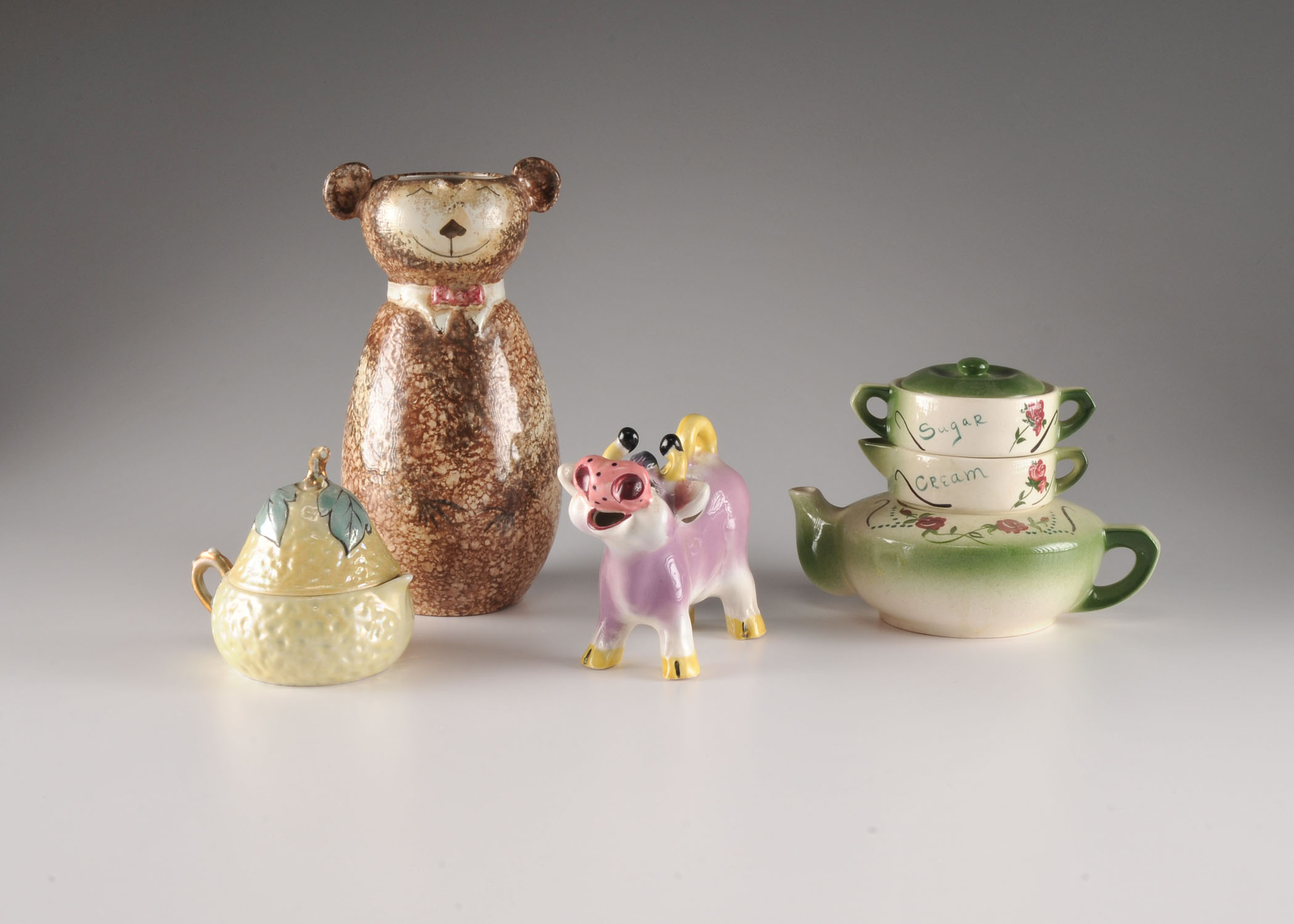 Collection of Kitschy Creamers, Pitcher & More 