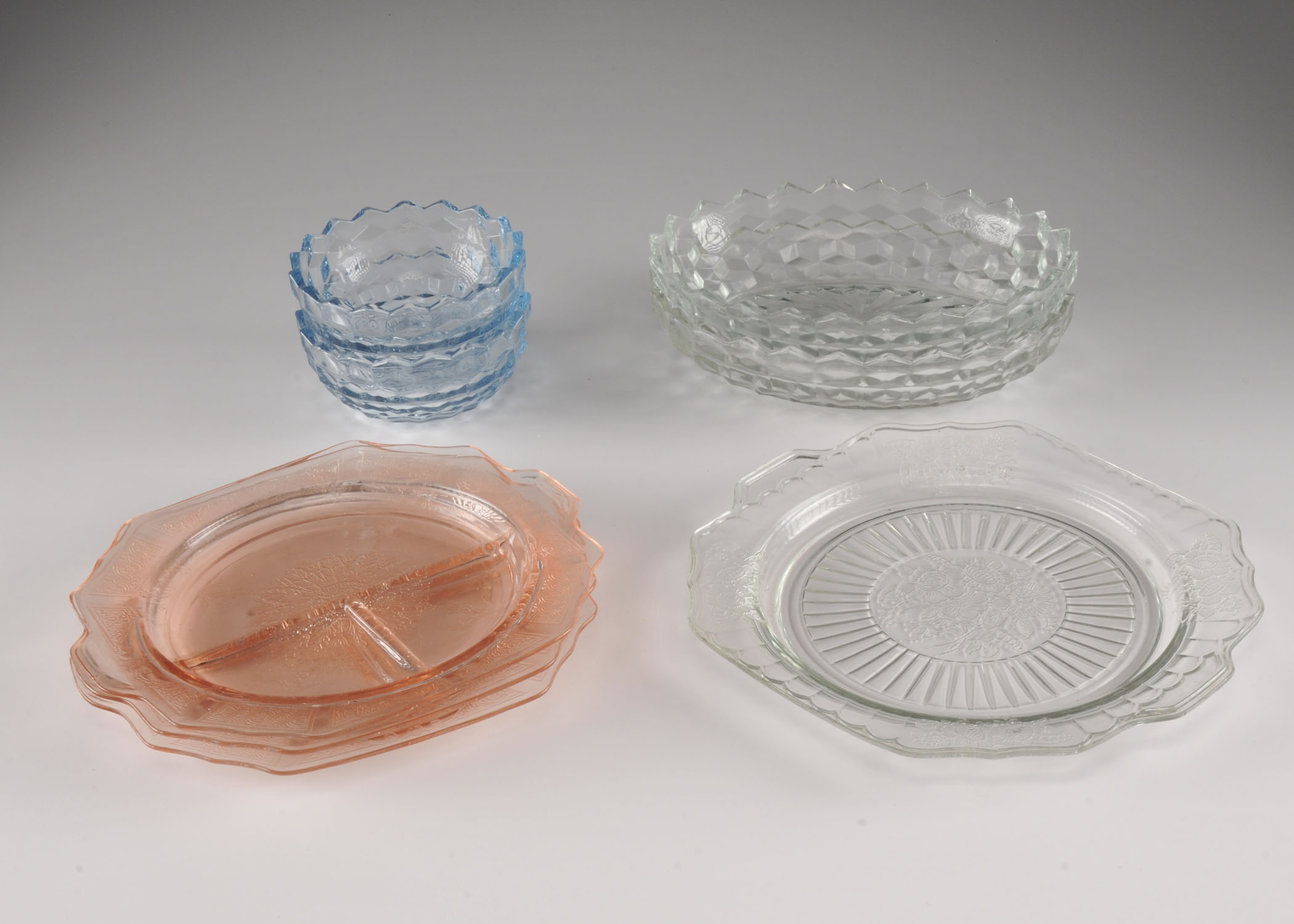 Collection of Depression Glass