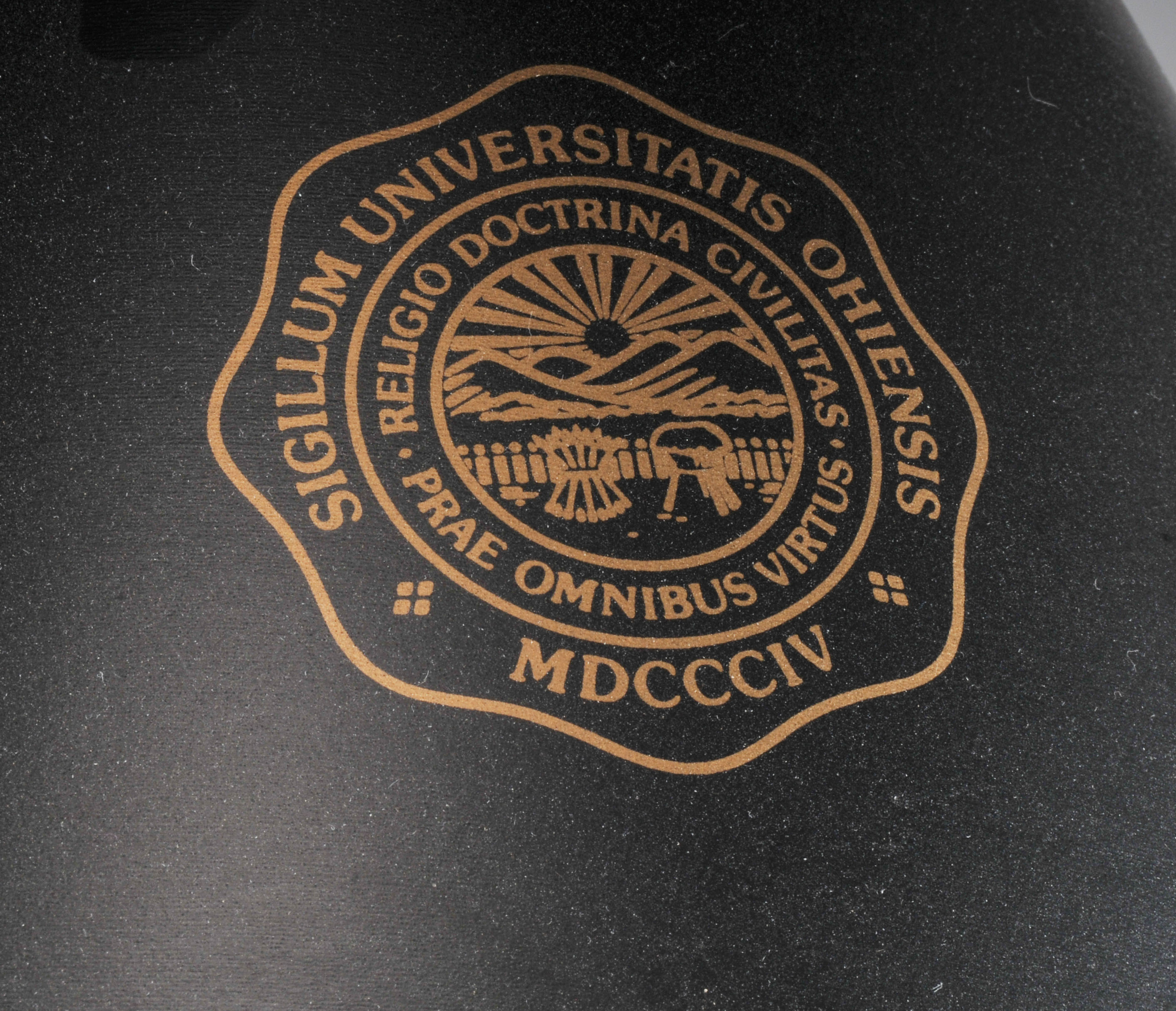 Black & Gold tone Ohio University Alumni Desk Lamp