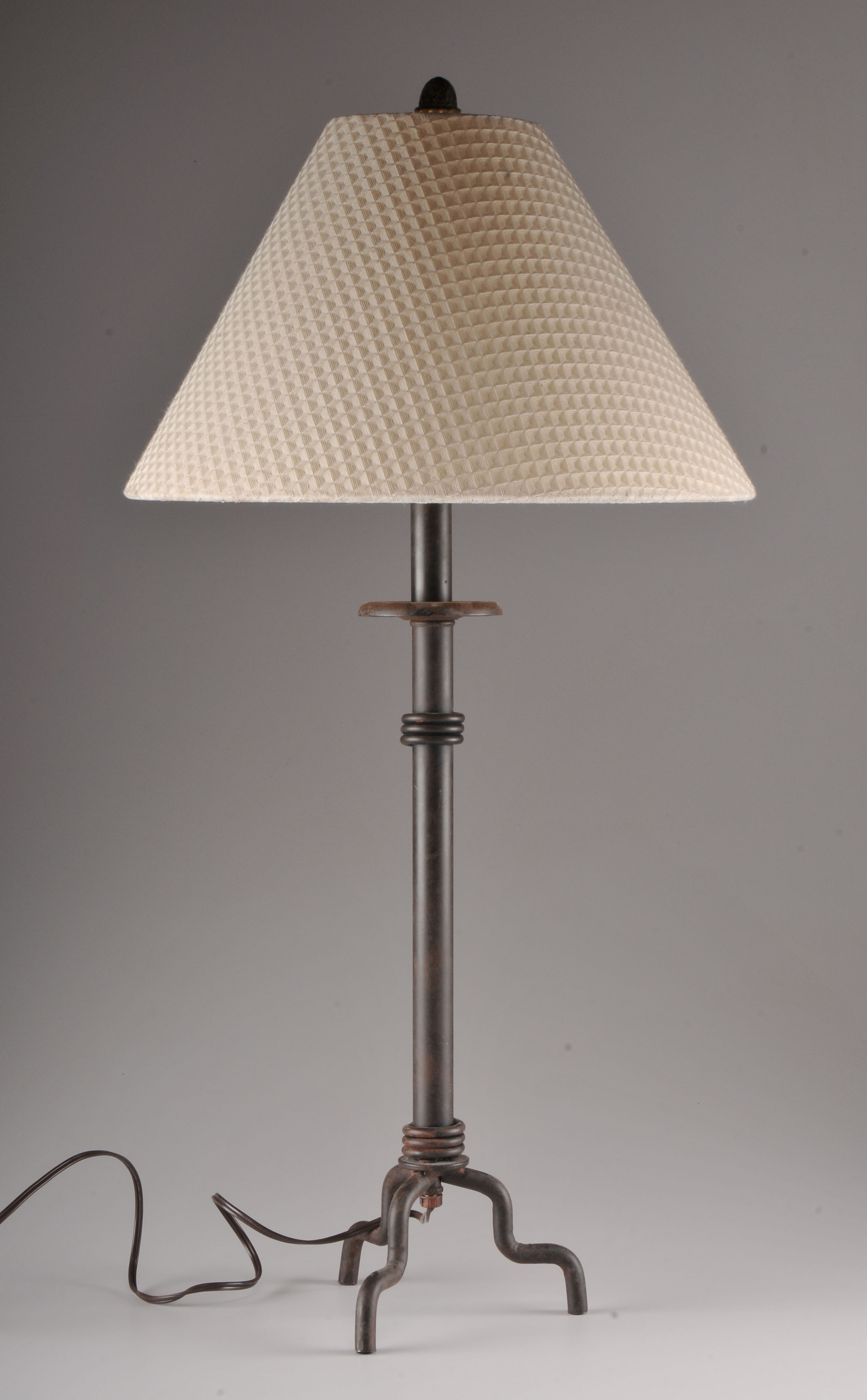 Tall Wrought Metal Style Lamp