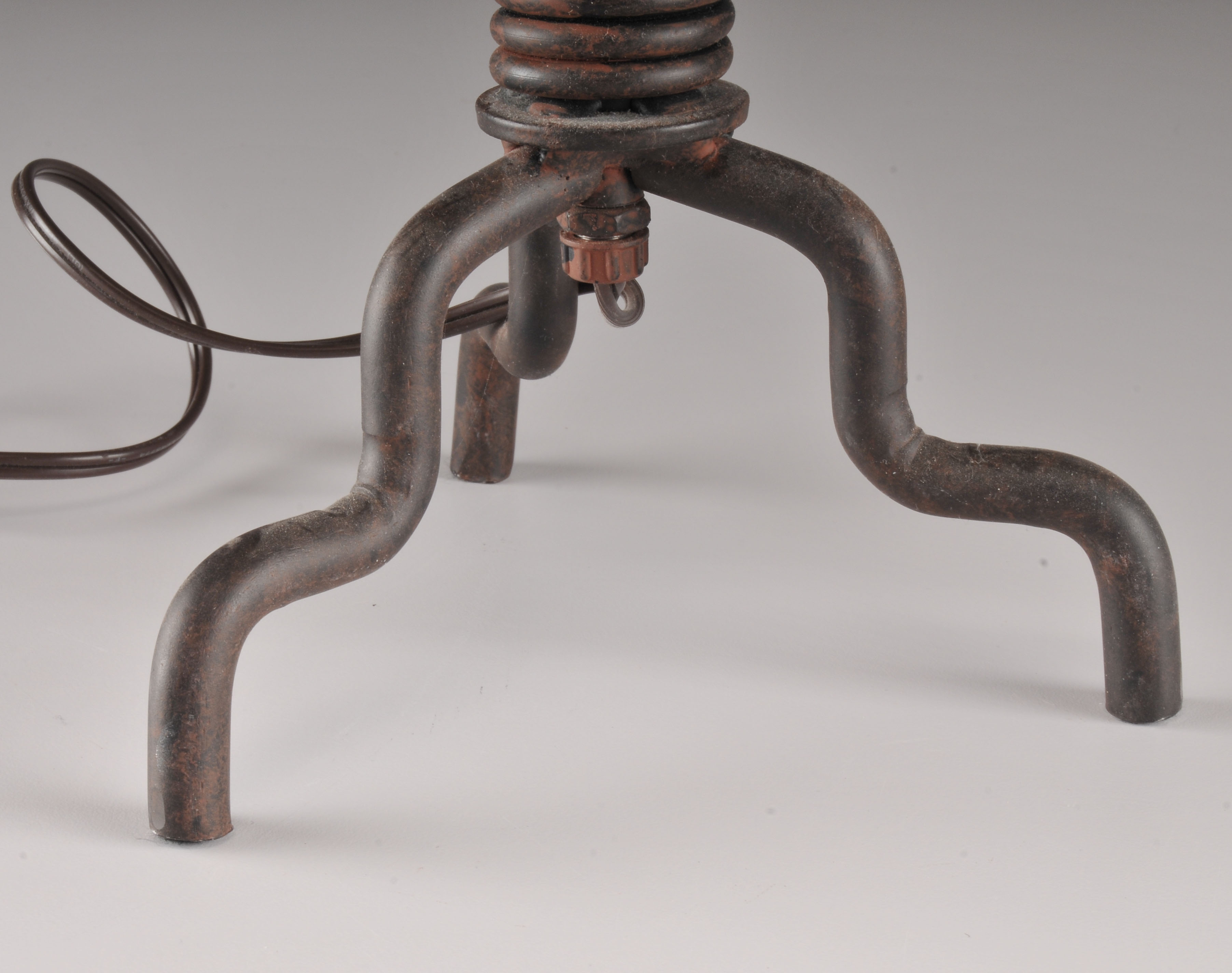 Tall Wrought Metal Style Lamp